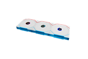 Case Fan - Lian Li UNI FAN TL Wireless LCD 3 pack - Case ventilator - 120mm - Wit met RGB-licht - 33 dBA - G99.12TLLCD1W3W.00