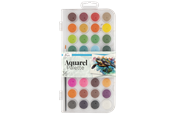 Schrijf- en tekenartikelen - Nassau 36 Aquarel colours in transparent palette - AR0524/GE