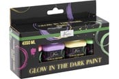 Schrijf- en tekenartikelen - Nassau Acrylic paint Glow In Dark 4*60ml - AR0763/GE
