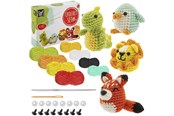 Schrijf- en tekenartikelen - Craft Sensations CROCHET KIT Crochet kit ANIMALS 4 pcs. - CR1720/GE