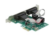 Netwerk-adapter (netwerkkaart, printserver, enz.) - DeLOCK PCI Express Card to 2 x Serial RS-232 - 90007