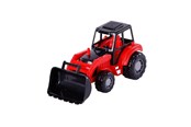 Speelgoedauto - Cavallino Toys - Cavallino Junior Excavator Tractor Red - 3002WD01