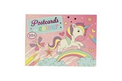Creatief spelen - Wins Holland - Postcards Coloring Unicorn - B19486-c