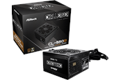Voeding - ASRock CL-550B Voeding - 550 Watt - 120 mm - ATX 3.1 - 80 Plus ja - 90-UXC055-BNEAAA