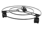 Tuingereedschap - Home>it Pot trolley round galvanized black - 5708614921302