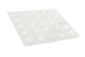 Spijkers en schroeven - Home>it self-adhesive shock absorber Ø8 x 1.5 mm transparent - 5708614116333