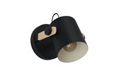 Lampen - EGLO Hornwood wall lampe, black/tree - 43046