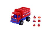 Speelgoed voor baby's - Cavallino Toys - Cavallino Fire Truck Shape Sorter with 6 Blocks 26cm - 1426NL01