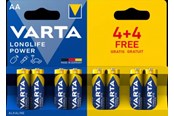 Batterij - VARTA Longlife Power AA - 8-Pack - 04906121448