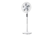 Klimaat, ventilator en airconditioning - Black & Decker Pedestal Fan LED 5 Blades White - ES9440170B