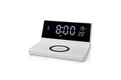 Mobiel - Adapters & Opladers - Nedis Alarm clock with wireless charging - WCACQ20WT