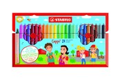 Schrijf- en tekengerei - STABILO Cappi - Felt-tip pen - Set of 24 pieces - 168/24-4