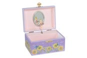 Kinderkamer - Goki - Music Box Ballerina Flowers Purple - 15565