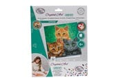 Speelgoed - Craft Buddy Cats 18x18cm Crystal Art Card - 103802