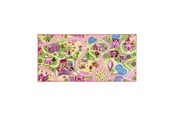 Kinderkamer - Rebel Roads Legetæppe - Pink Tivoli - 95 x 200 cm - 307007