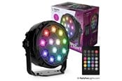 Muziek - Party Funlight Projektør disko lampe med fjernbetjening Ø: 12.6cm - 605208