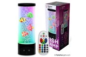 Muziek - Party Funlight Fiske lampe med fjernbetjening H: 28cm - 605404