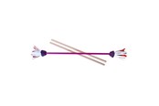 Buiten spelen - Eureka - Juggling Flower Stick - Purple - 515762