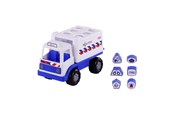 Speelgoed voor baby's - Cavallino Toys - Cavallino Police Truck Shape Sorter with 6 Blocks 26cm - 1425NL01