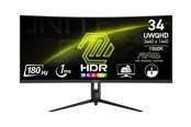 Scherm - 34" MSI MAG 342CQR E2 - 3440x1440 - 180Hz - VA - MAG 342CQR E2