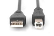USB-kabel - DIGITUS USB Type-A to USB Type-B - 0.5m - AK-300105-005-S