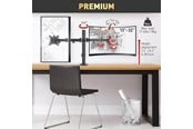 Monitorbevestiging - Barkan Monitor Arm - 2 Monitors 13'- 32' - Black - M142T
