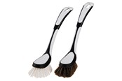 Reiniging - G.Funder Dishwashing brush with real clean hair. Handle in plastic and rubber. - 5701137000219