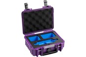 Camera hoes - B&W International Case Type 500 for Insta360 X3 (purple) - 500/PU/X3