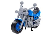 Speelgoedauto - Cavallino Toys - Cavallino Tour Motorcycle Blue 25cm - 4200WD01