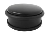 Deurbeugels en scharnieren - Home>it HOME It® dørstop til gulv Ø9.2 x 4.5 cm matsort / - 5708614131558