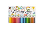 Hobby artikelen - Grafix - Colored pencils in tin box 36 pcs. - 150095