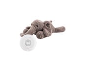 Speelgoed voor baby's - Flow Amsterdam Rechargeable Heartbeat Comforter - George (Grey) *DEMO* - 2045027