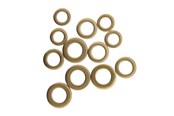 Deurbeugels en scharnieren - Home>it HOME It® hængselringe 14 x 8.2 x 2 mm 16.5 x 10 x 3 mm 19.50 x 11.5 x 3 mm 12 dele - 5708614207376