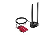 Netwerk-adapter (netwerkkaart, printserver, enz.) - Cudy Adapter PCI-E WE4000 AX5400 WiFi 6E Magnetic Antennas - WE4000