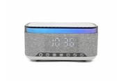 DAB & Wekkerradio - DENVER CRQ-225 - FM Clock Radio - with Bluetooth function & wireless charging - Gray - FM - CRQ-225