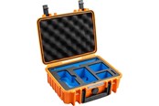 Camera hoes - B&W International Case Type 1000 for Insta360 X4 (orange) - 1000/O/X4