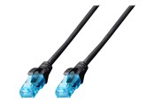 Netwerk - kabel - DIGITUS patch cable - 3 m - black - Zwart - 3m - DK-1511-030/BLACK