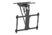 Muurbevestigingen, AV-bevestigingen & AV-meubels - Multibrackets M mounting kit - Flip & Turn - for flat panel - motorised - black - Max 35 kg - recommended for 75" - 7350022739956
