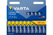 Batterij - VARTA Longlife Power AA - 20-pack - 4906121720
