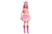 Dolls & Accessories - Barbie A Touch of Magic Unicorn Doll with Pink Hair - HRR13
