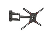 Muurbevestigingen, AV-bevestigingen & AV-meubels - Barkan BM443LP mounting kit - full-motion - for TV - long - black - Max 50 kg - recommended for 13"-83" - BM443LP