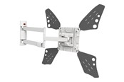 Muurbevestigingen, AV-bevestigingen & AV-meubels - Barkan 3400LW bracket - full-motion - for TV - white metallic black - Max 40 kg - recommended for 70" - 3400LW