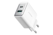 Mobiel - Adapters & Opladers - Joyroom TCF15 Dual-Port (A+C) 30W Power Charger (white) - JR-TCF15