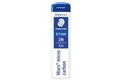 Schrijf- en tekengerei - Staedtler Mech.pen.lead Mars micro0.7 2H 12 x 12 pcs - 250 07-2H