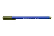 Schrijf- en tekengerei - Staedtler Fibre-tip tripl.col rPP.10 pcs olive green - 323-57