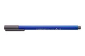 Schrijf- en tekengerei - Staedtler Fibre-tip triplus color rPP.10 pcs grey - 323-8