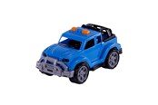 Speelgoedauto - Cavallino Toys - Cavallino Trendy Jeep Blue 22cm - 4150WD01