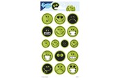 Hobby artikelen - Totum Sticker sheet Reflective - Smiley face - 100679