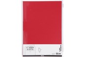 Schrijf- en tekenartikelen - Creativ Company - Cardboard Red A4 220g 10 pcs. - 219013