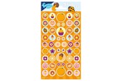 Hobby artikelen - Totum Sticker sheet with Fragrance - Orange - 100686